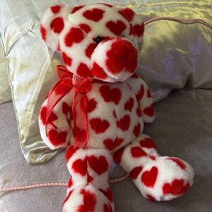 Heart Pattern Plush Teddy Bear